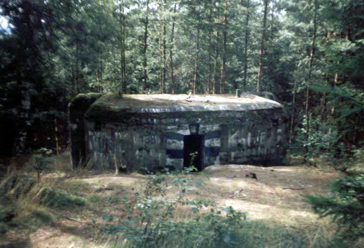 Jeden z bunkr nad Nedamovem