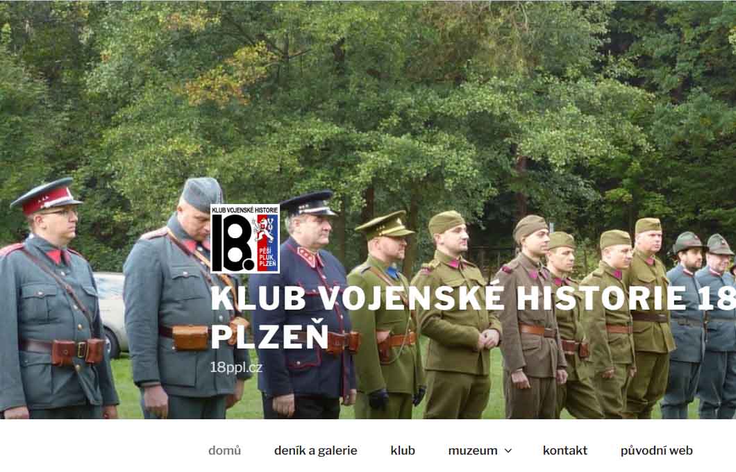 Klub vojensk historie 18. p pluk Plze